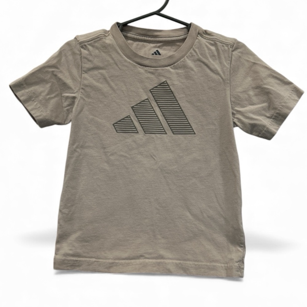 Adidas Kids Beige Graphic Tee